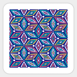 Geometrical colorful Pattern Sticker